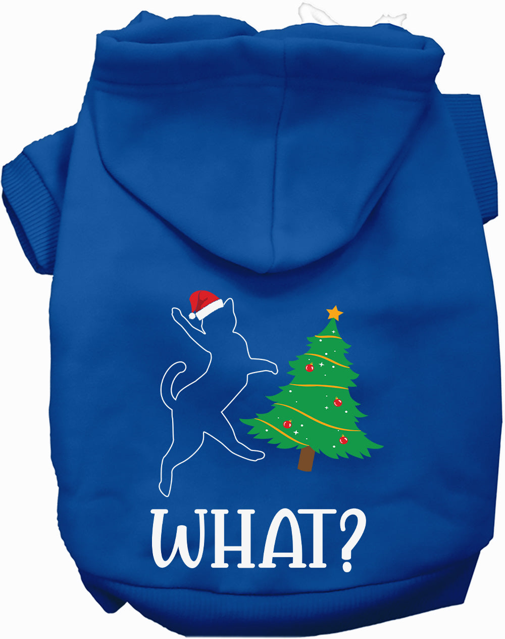 As You Wish Apparel – Kitty What Christmas Tree Pet Hoodie