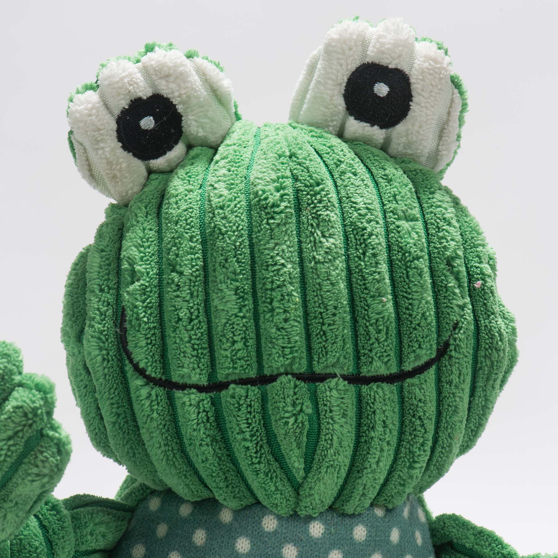 Fergie Frog Knottie Plush Dog Toy