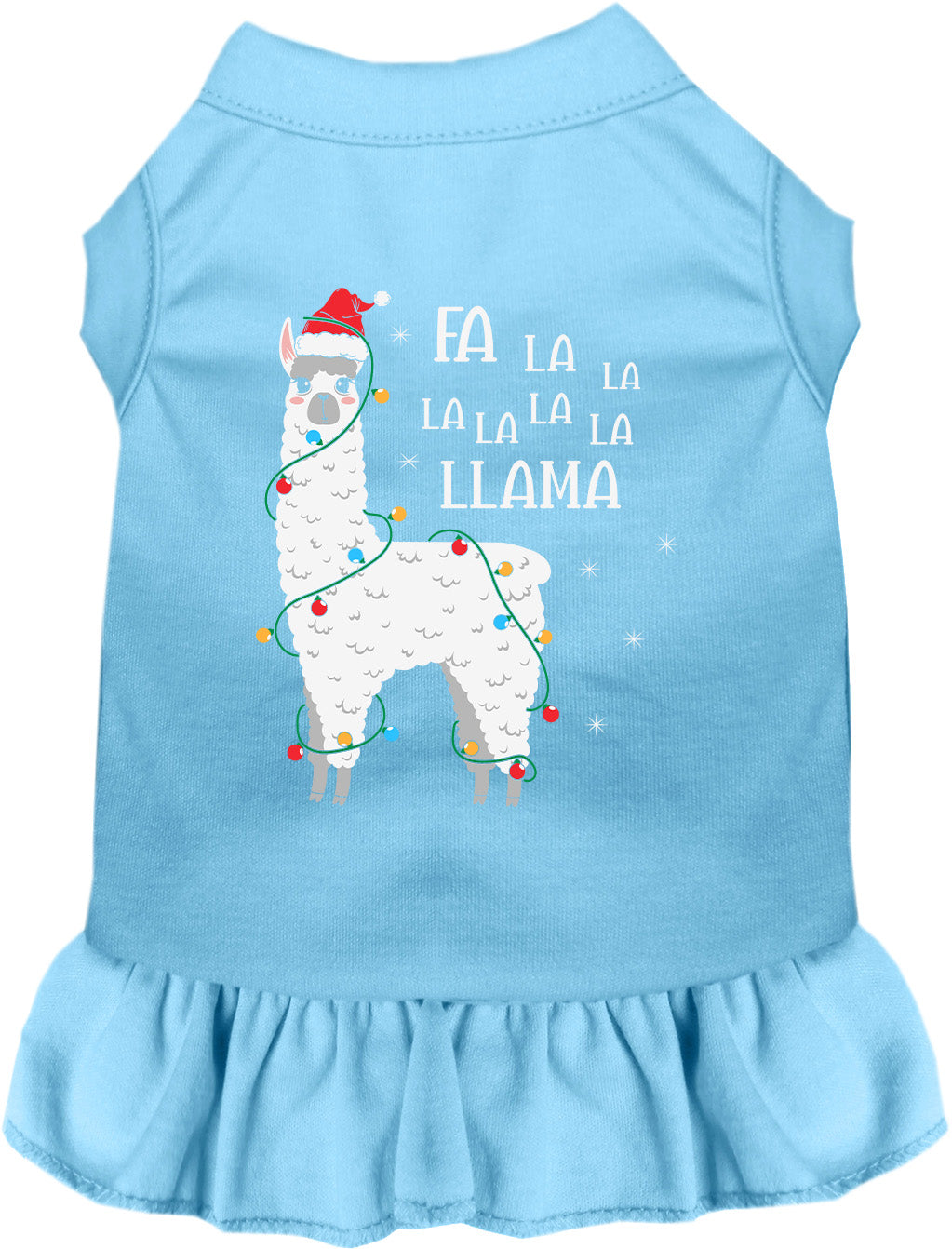 As You Wish Apparel – Falalala Llama Christmas Pet Dress