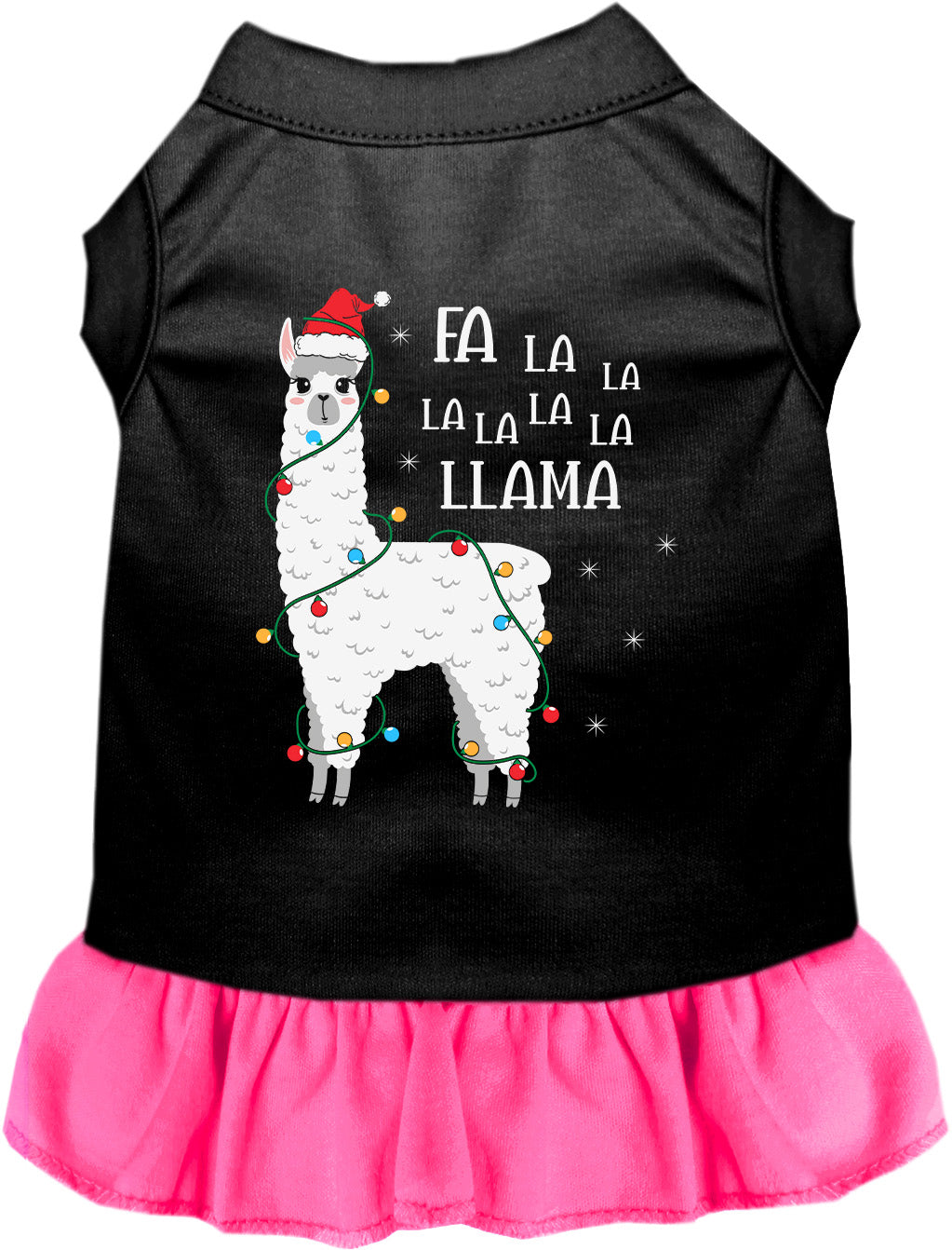 As You Wish Apparel – Falalala Llama Christmas Pet Dress
