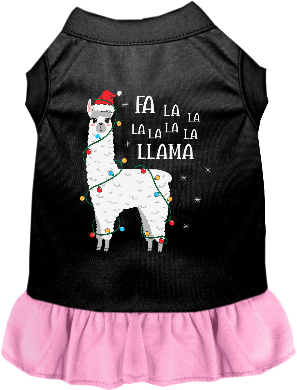 As You Wish Apparel – Falalala Llama Christmas Pet Dress