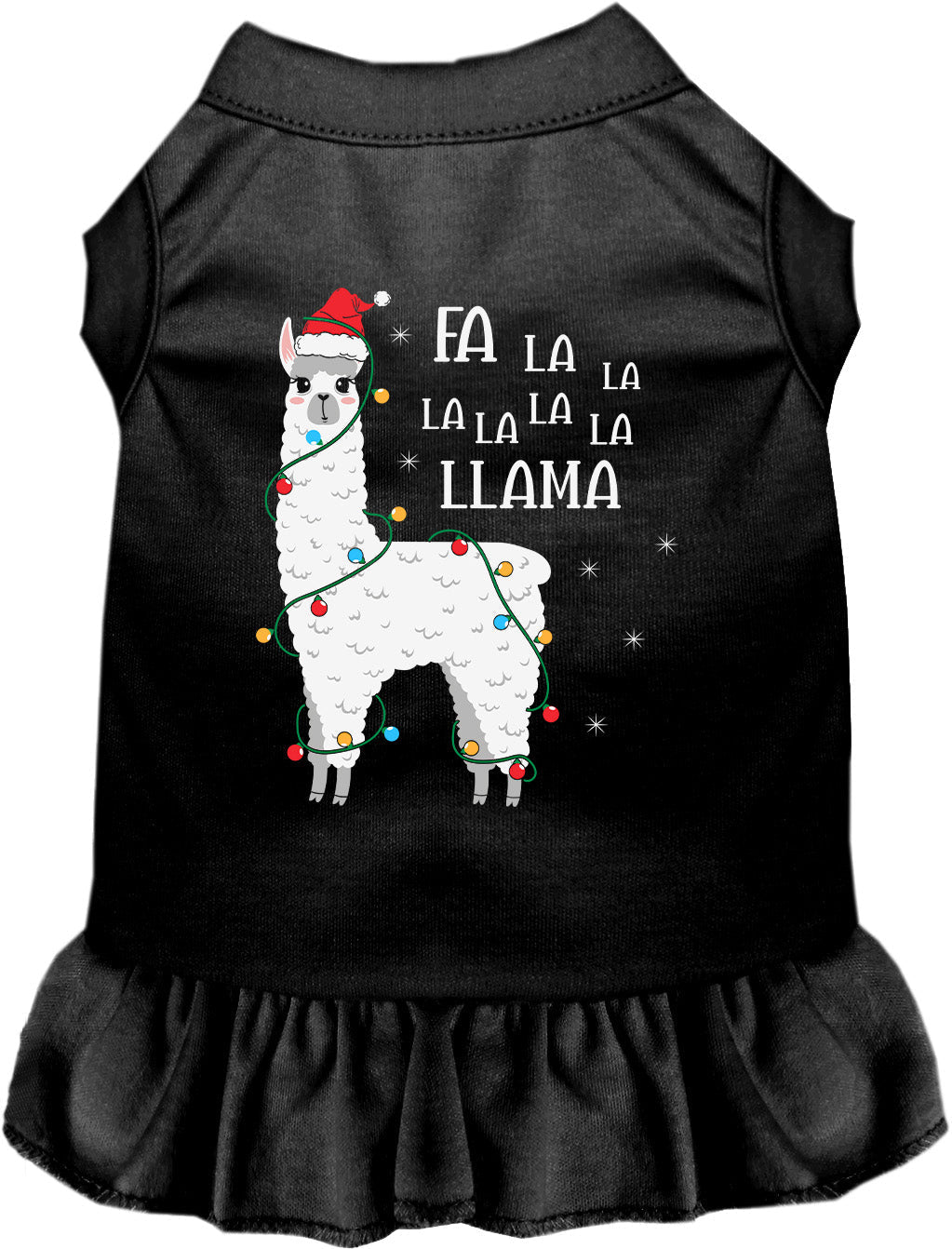 As You Wish Apparel – Falalala Llama Christmas Pet Dress