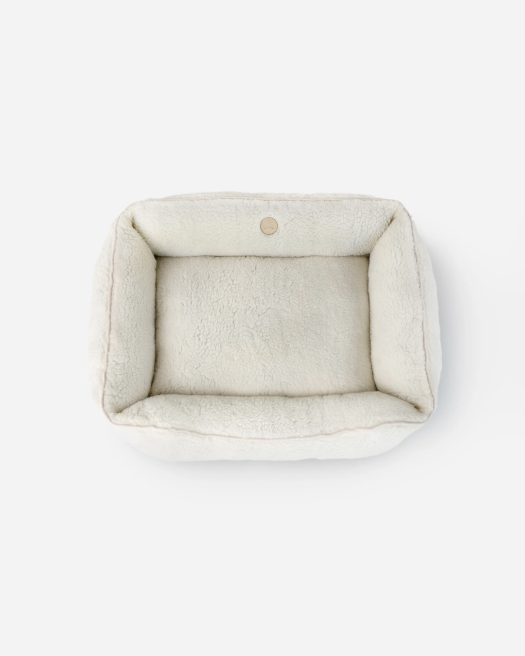 Chester & Lee | Furry Sleeper Dog Bed Beige | HT Animal Supply