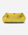 Chester & Lee | Fancy Corduroy Sleeper Dog Bed Sunny Yellow