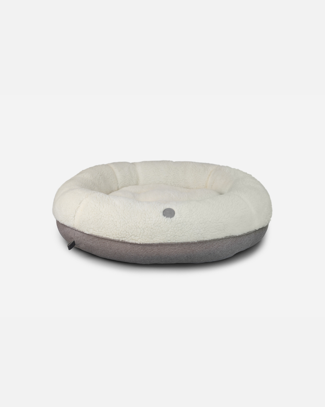 Chester & Lee | Furry Beige Donut Dog Bed | HT Animal Supply
