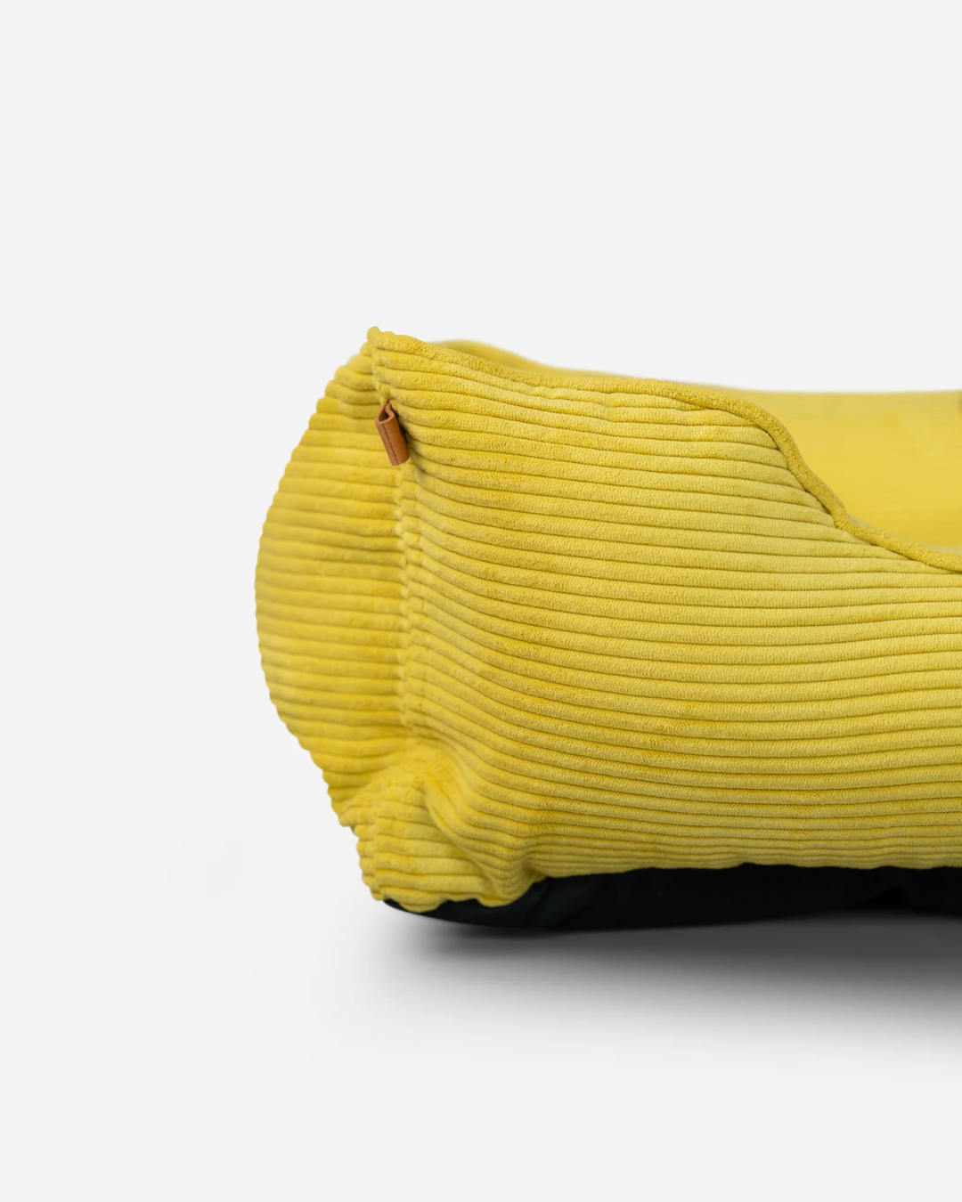 Chester & Lee | Fancy Corduroy Sleeper Dog Bed Sunny Yellow | HT Animal Supply