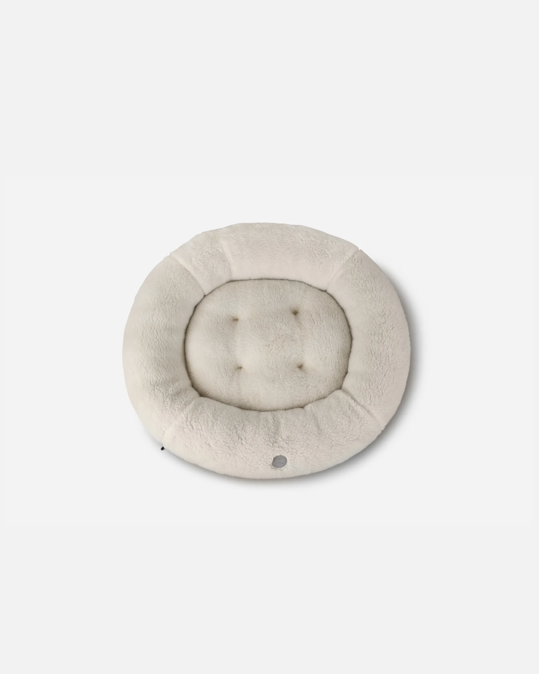 Chester & Lee | Furry Beige Donut Dog Bed | HT Animal Supply