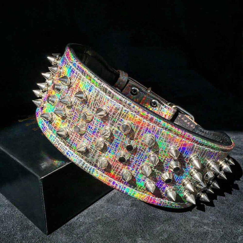 Bestia Chameleon Limited Edition Leather Large Breed Dog Collar
