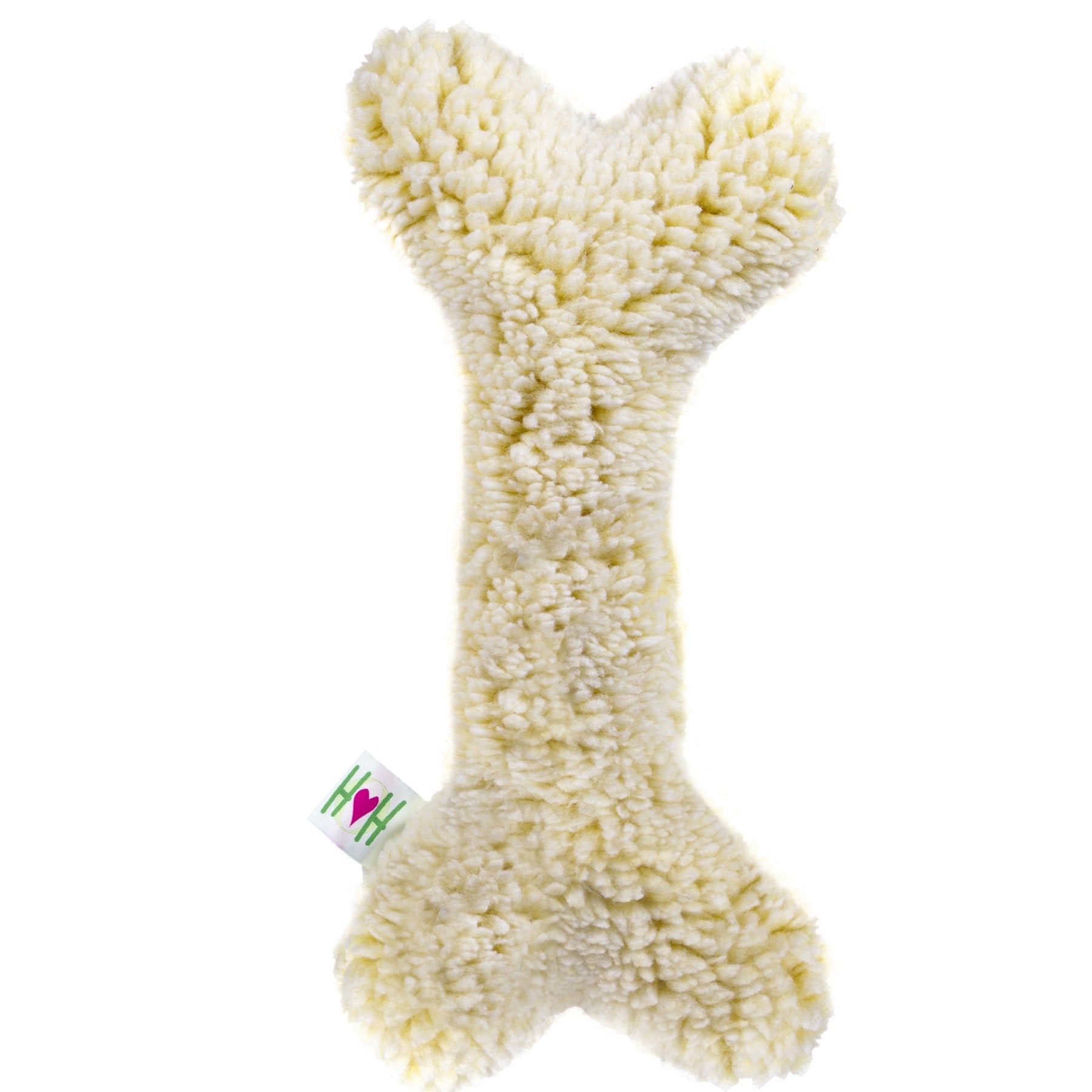 HuggleFleece 2 Plush Bone Dog Toy
