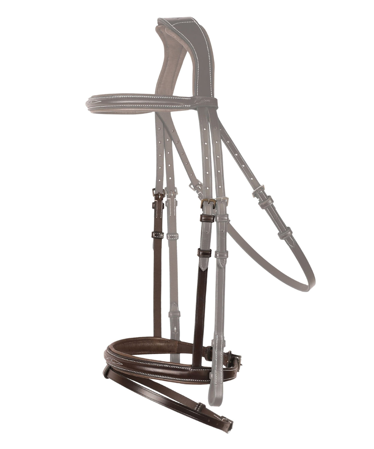 Replacement Noseband of ExionPro Designer Fancy Stitched Bridle