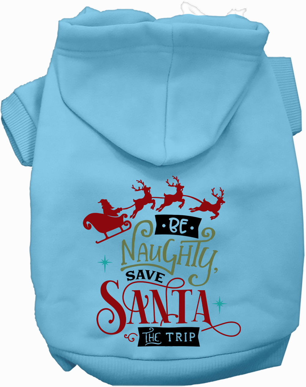 As You Wish Apparel – Save Santa the Trip Christmas Pet Hoodie