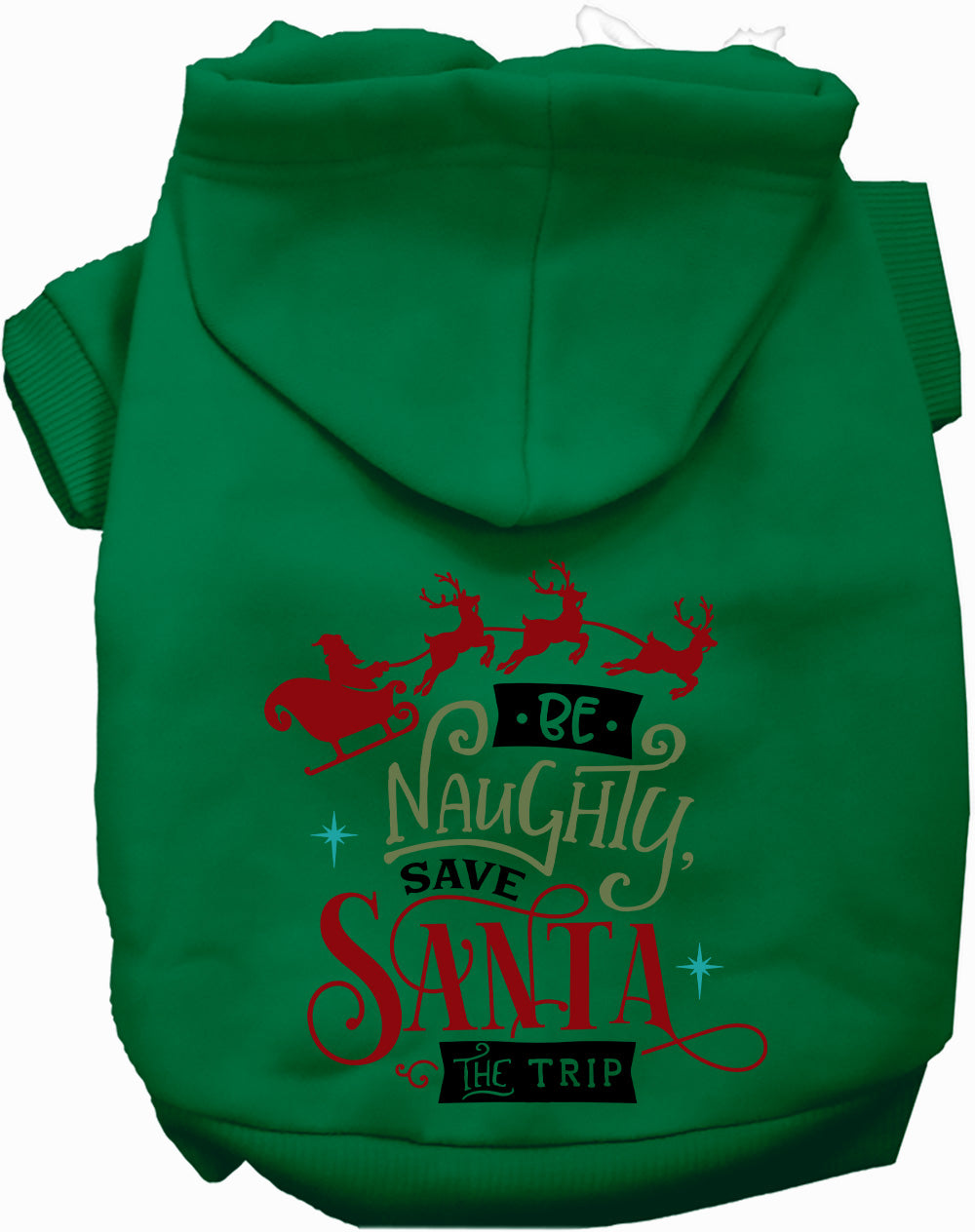 As You Wish Apparel – Save Santa the Trip Christmas Pet Hoodie