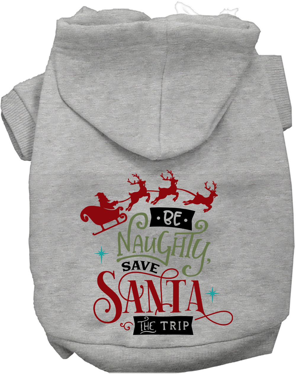 As You Wish Apparel – Save Santa the Trip Christmas Pet Hoodie