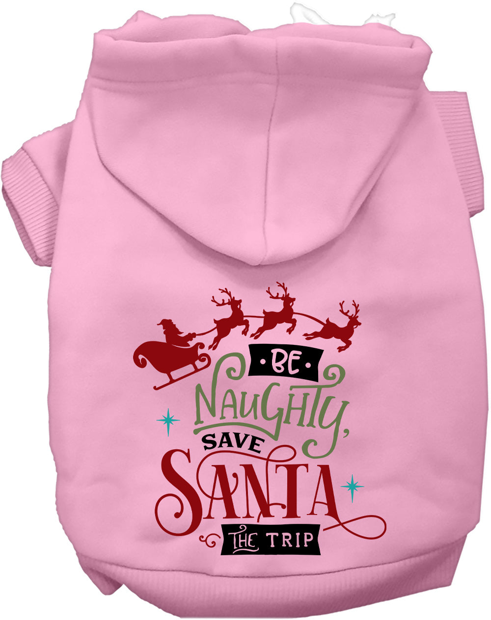 As You Wish Apparel – Save Santa the Trip Christmas Pet Hoodie