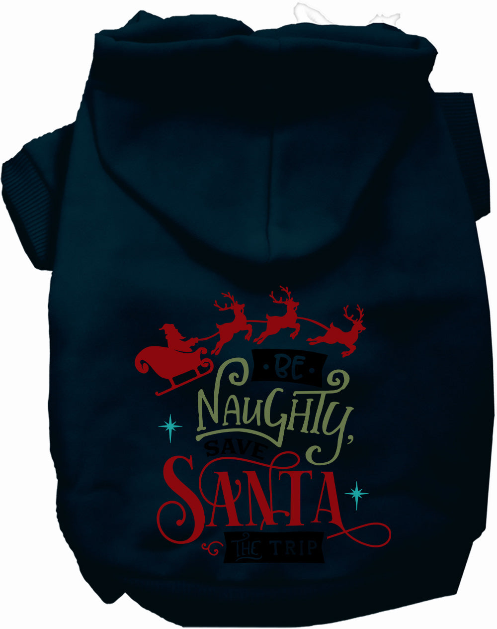 As You Wish Apparel – Save Santa the Trip Christmas Pet Hoodie
