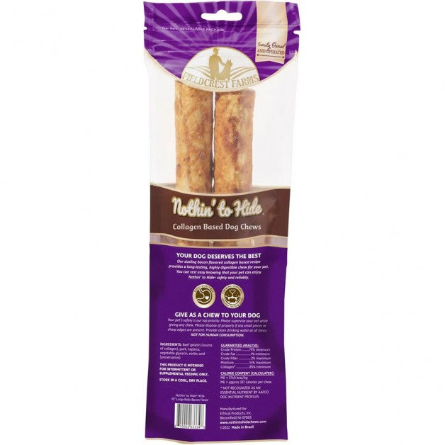 Nothin To Hide Large Rolls Bacon (10inch 2pk) (6.38oz)