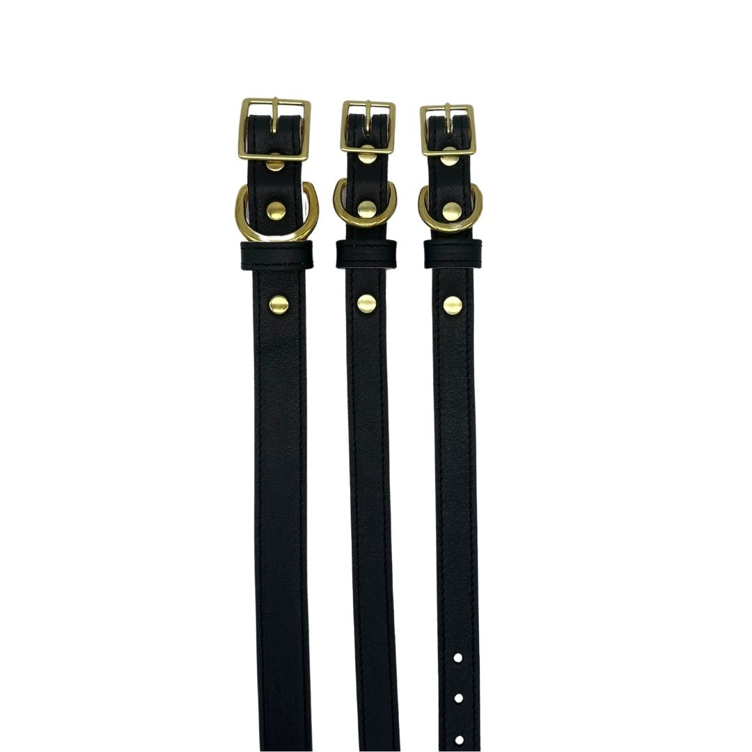 Bonne et Filou – Classic Leather Dog Collar