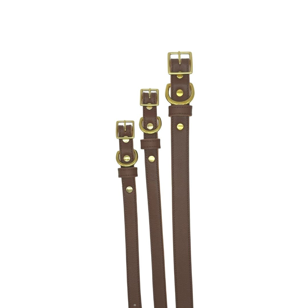 Bonne et Filou – Classic Leather Dog Collar