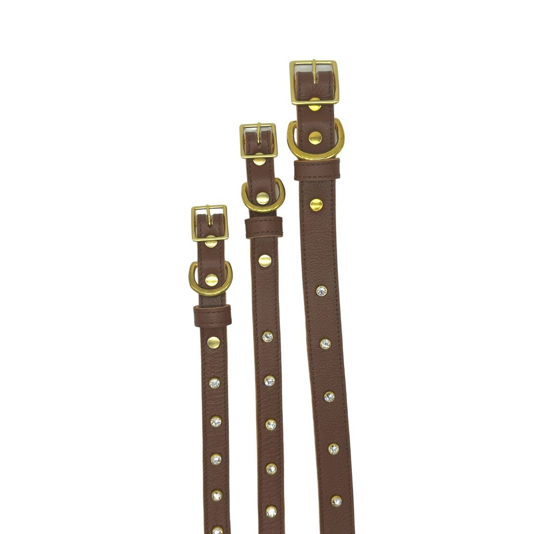 Bonne et Filou – Classic Leather Dog Collar