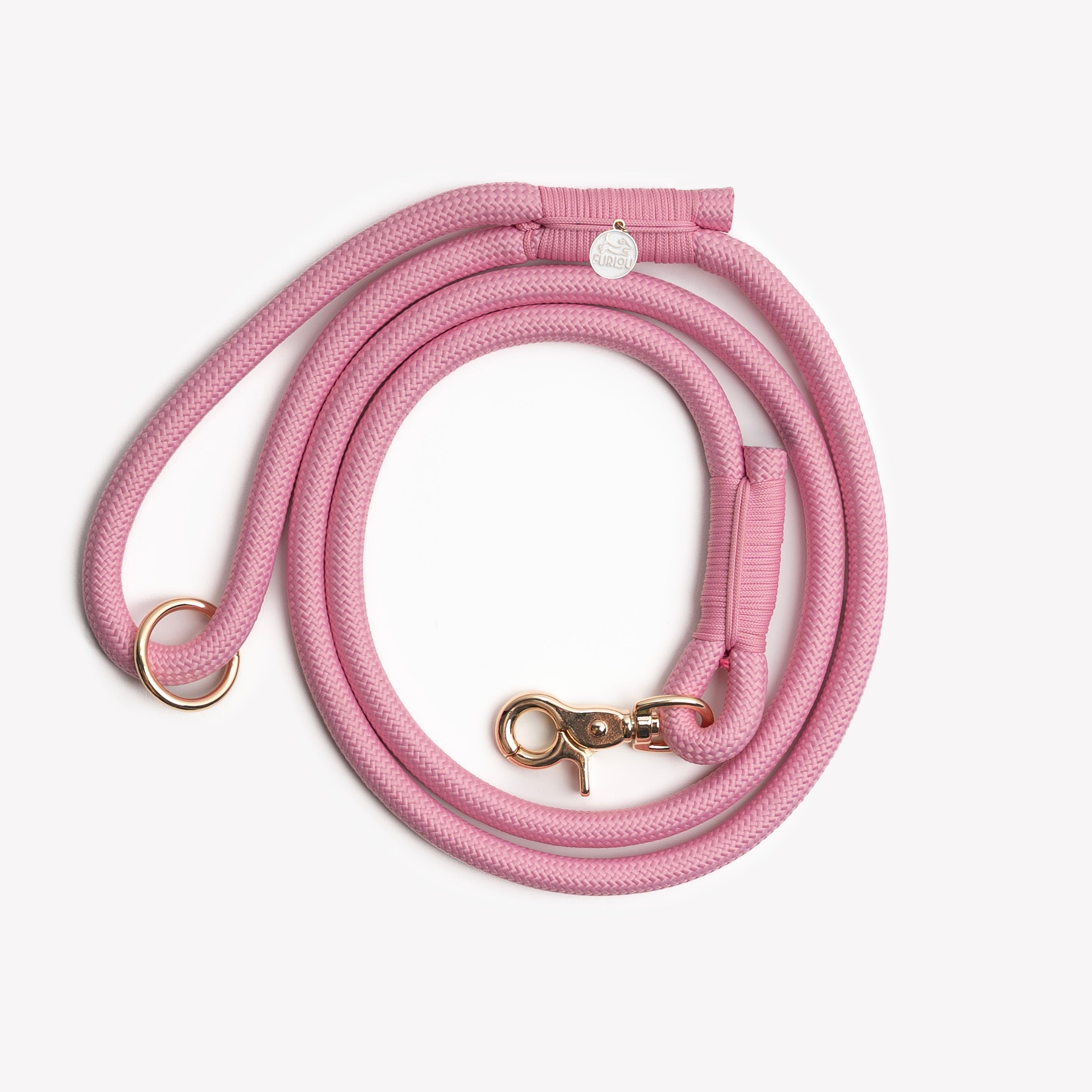 Pink - Braided Rope Leash - Your everyday leash, upgraded. Fast shipping from HT Animal Supply.