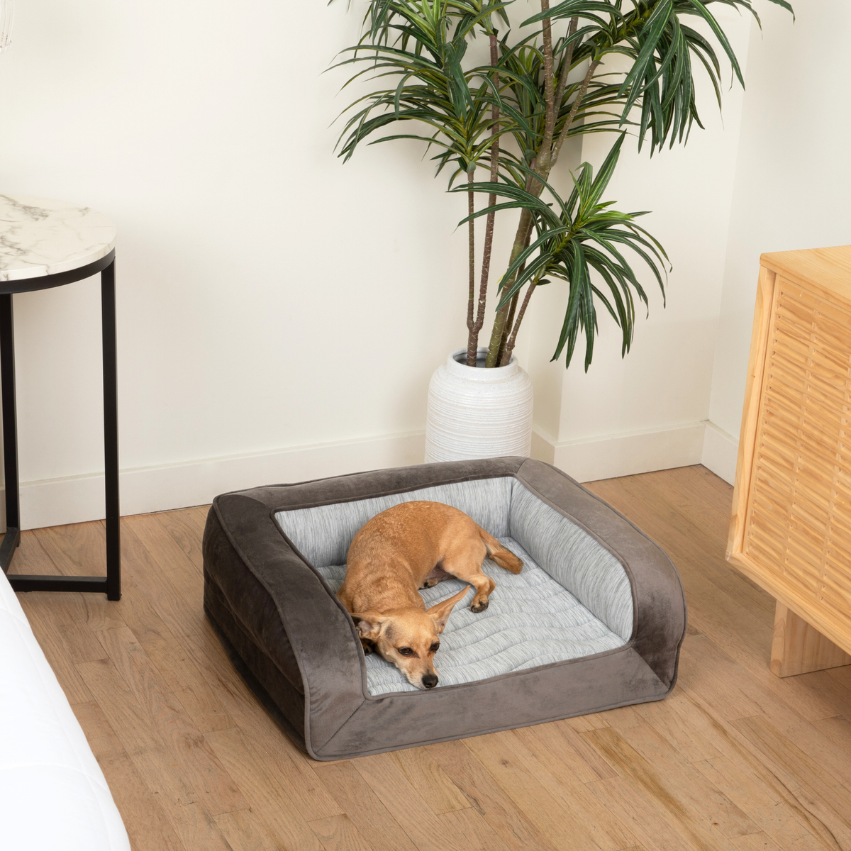 PupChill Cooling Bolster Dog Bed