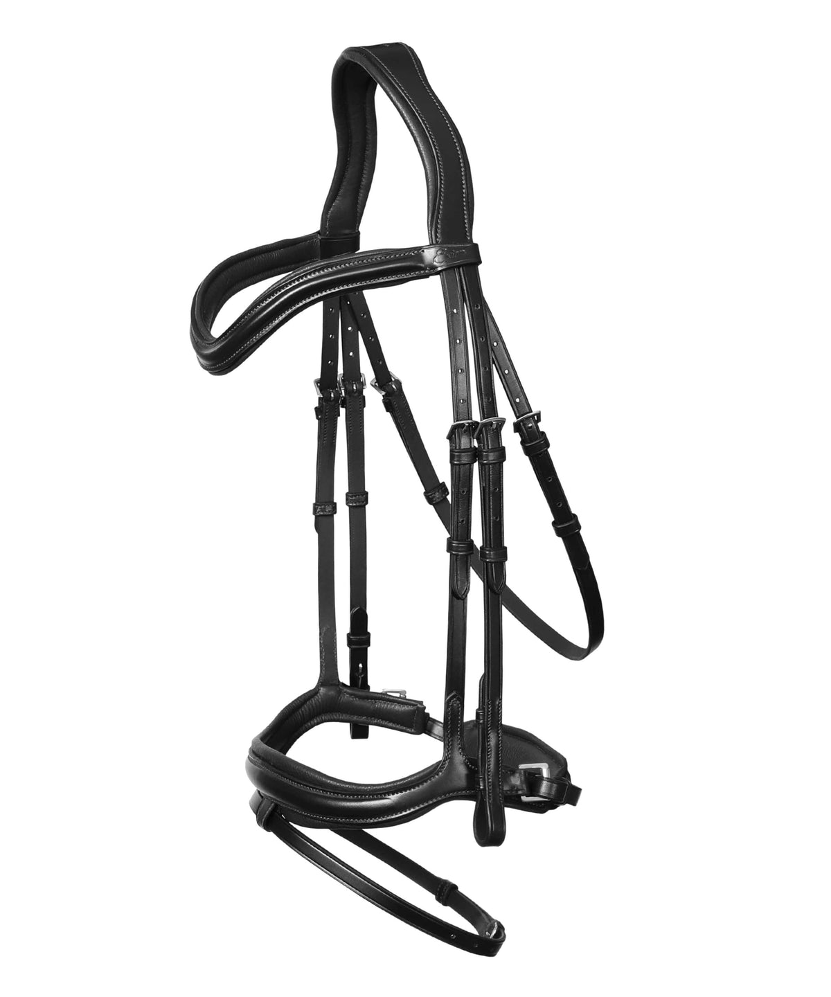 ExionPro Ursa Anatomic Dressage Bridle With Reins