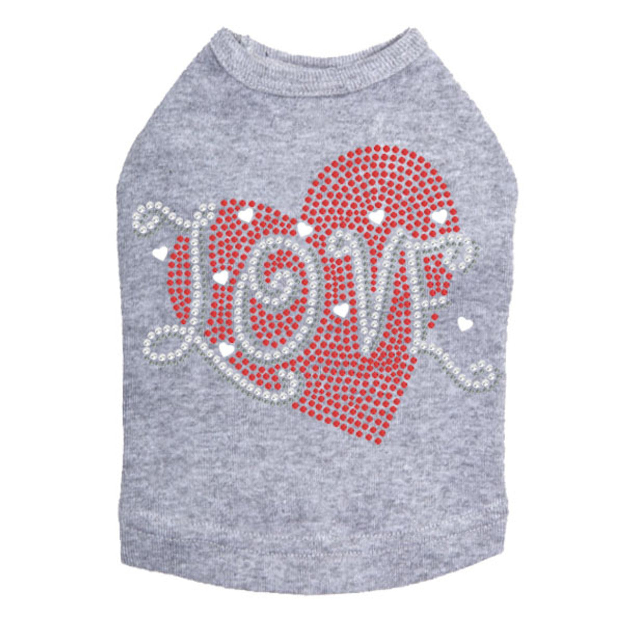 Love Red Heart - Dog Tank