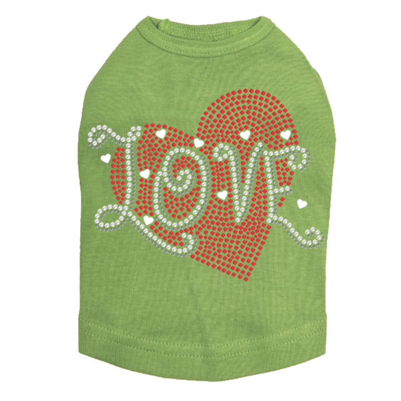 Love Red Heart - Dog Tank