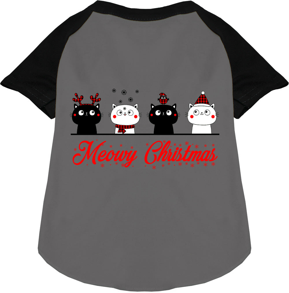 As You Wish Apparel – Meowy Christmas Pet Raglan Shirt