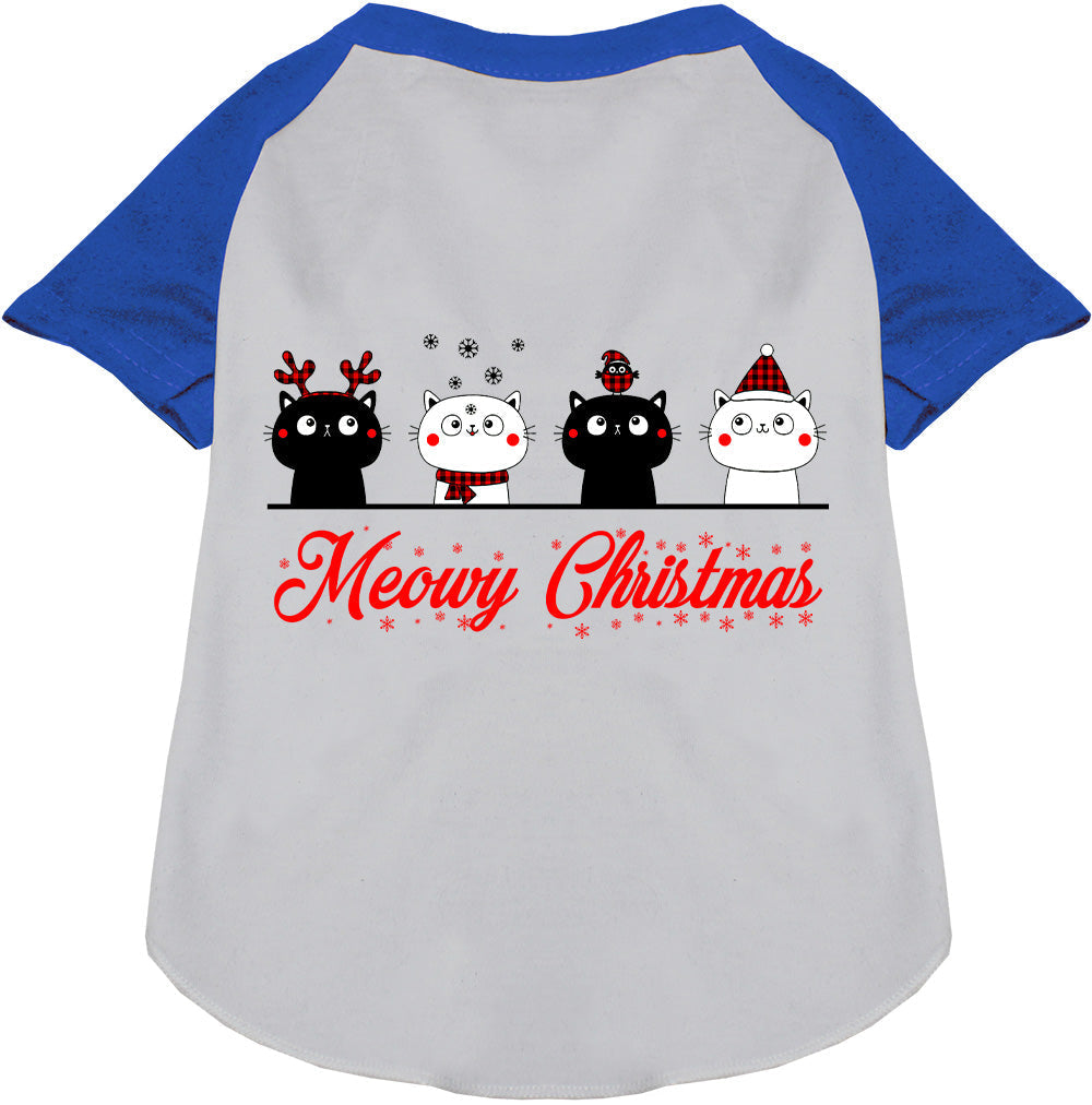 As You Wish Apparel – Meowy Christmas Pet Raglan Shirt