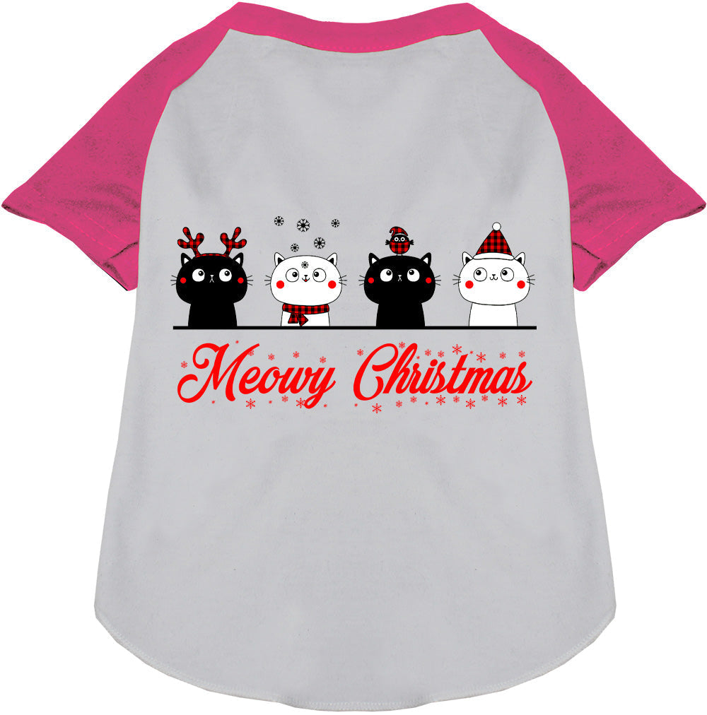 As You Wish Apparel – Meowy Christmas Pet Raglan Shirt