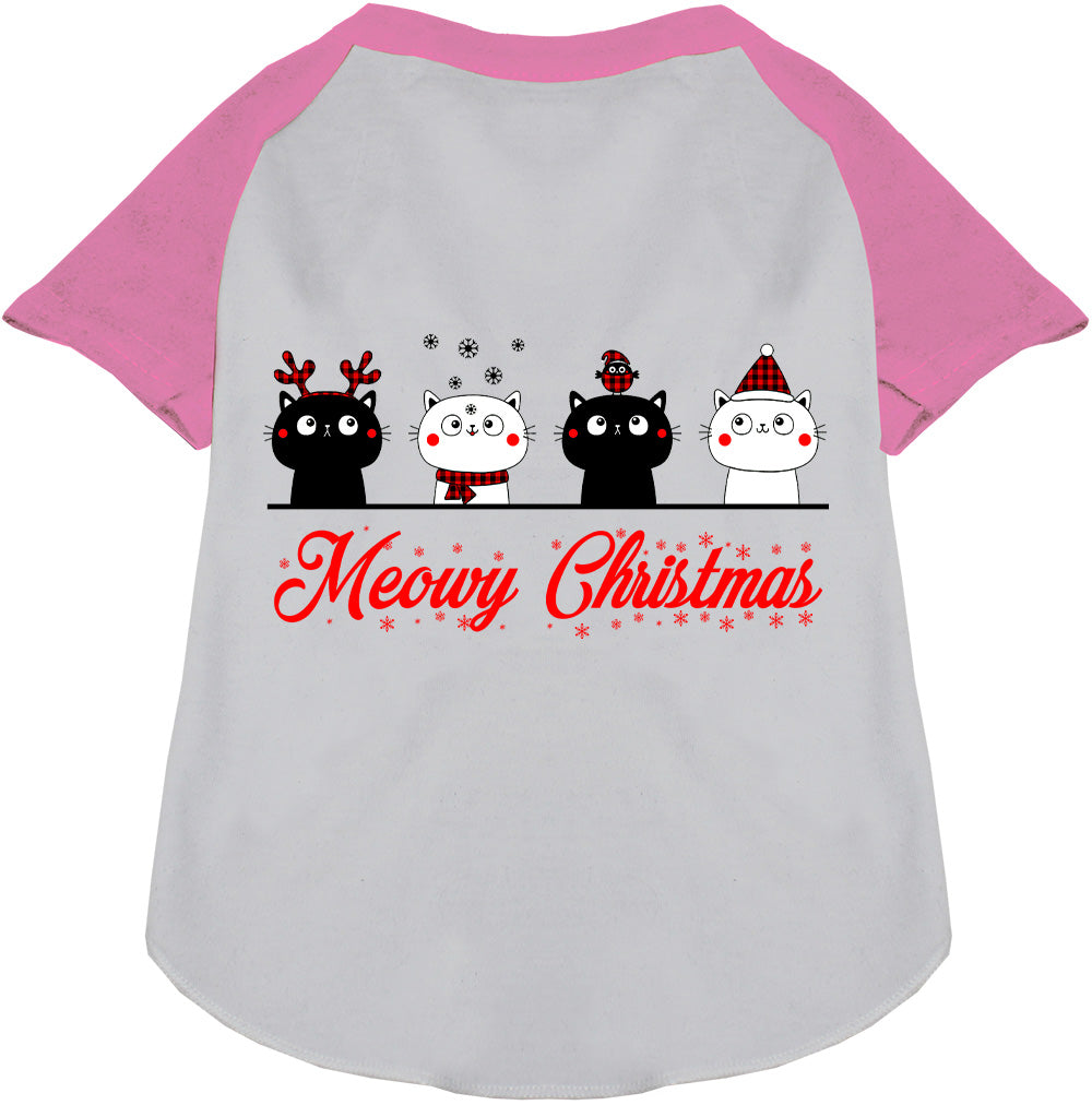 As You Wish Apparel – Meowy Christmas Pet Raglan Shirt