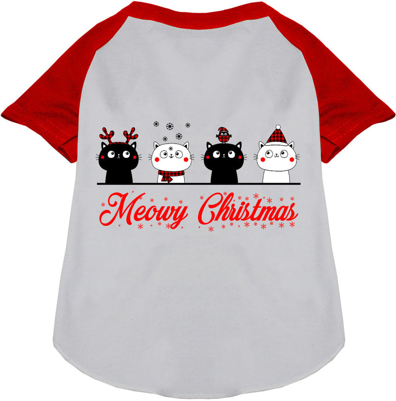 As You Wish Apparel – Meowy Christmas Pet Raglan Shirt