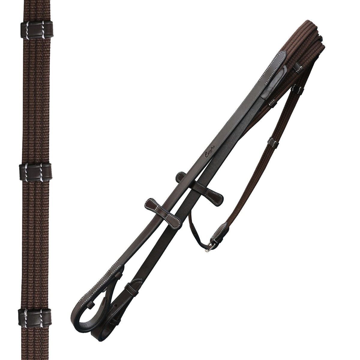 ExionPro Anatomical Dressage Bridle with Reins - HT Animal Supply