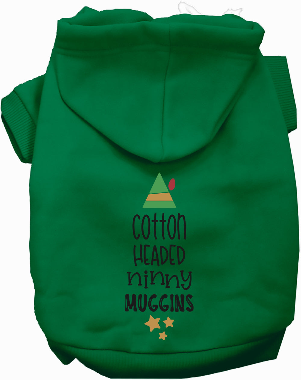 As You Wish Apparel – Cotton Headed Ninny Muggins Christmas Pet Hoodie