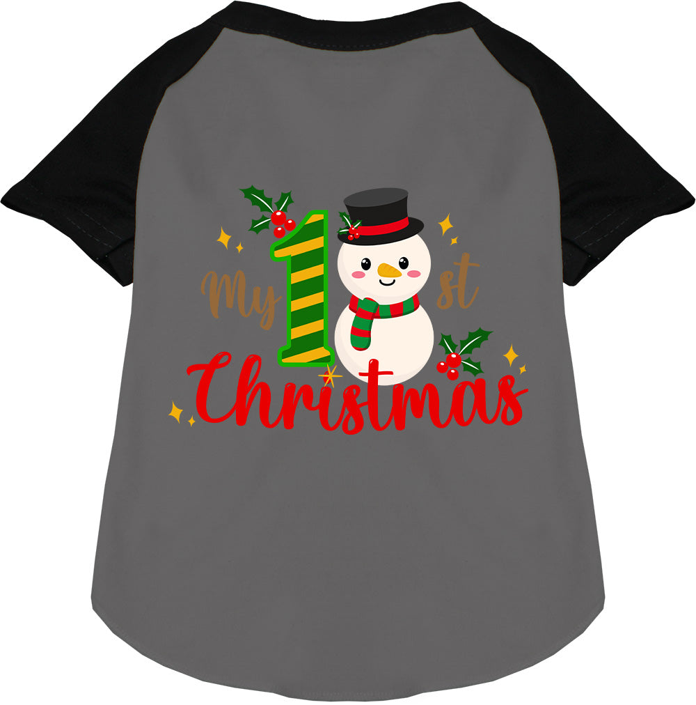 As You Wish Apparel – My 1st Christmas Pet Raglan Shirt