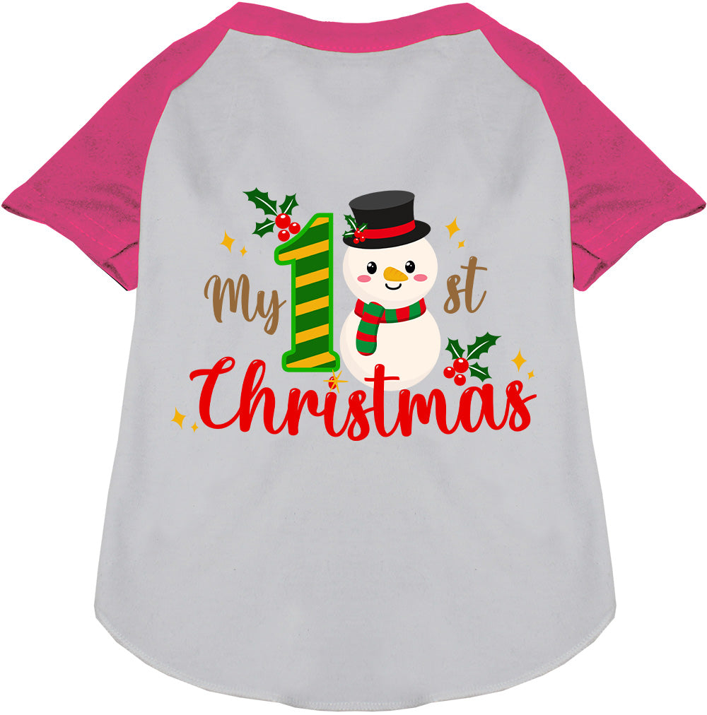 As You Wish Apparel – My 1st Christmas Pet Raglan Shirt