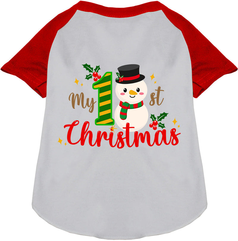 As You Wish Apparel – My 1st Christmas Pet Raglan Shirt