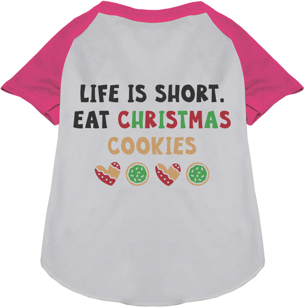 As You Wish Apparel – Eat Christmas Cookies Pet Raglan Shirt