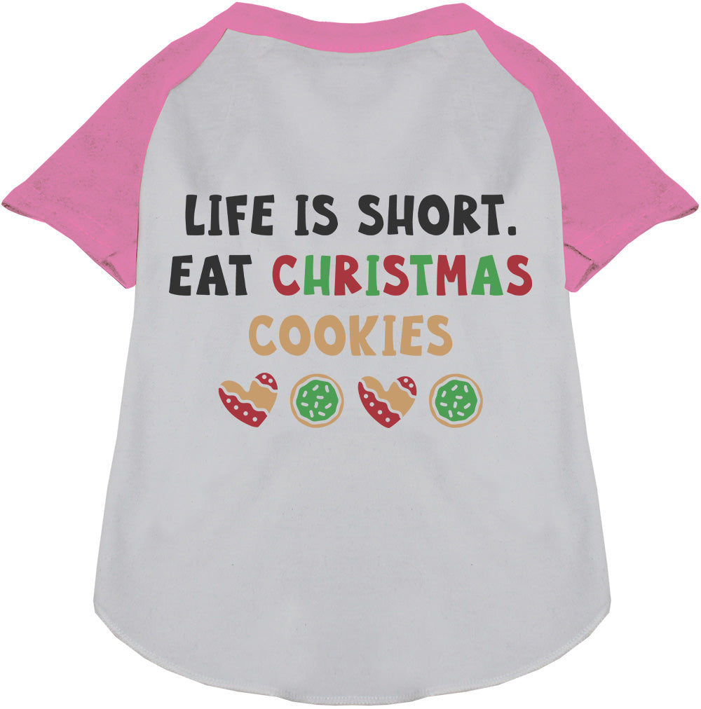 As You Wish Apparel – Eat Christmas Cookies Pet Raglan Shirt