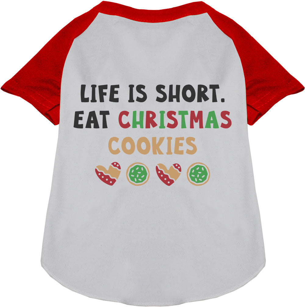 As You Wish Apparel – Eat Christmas Cookies Pet Raglan Shirt
