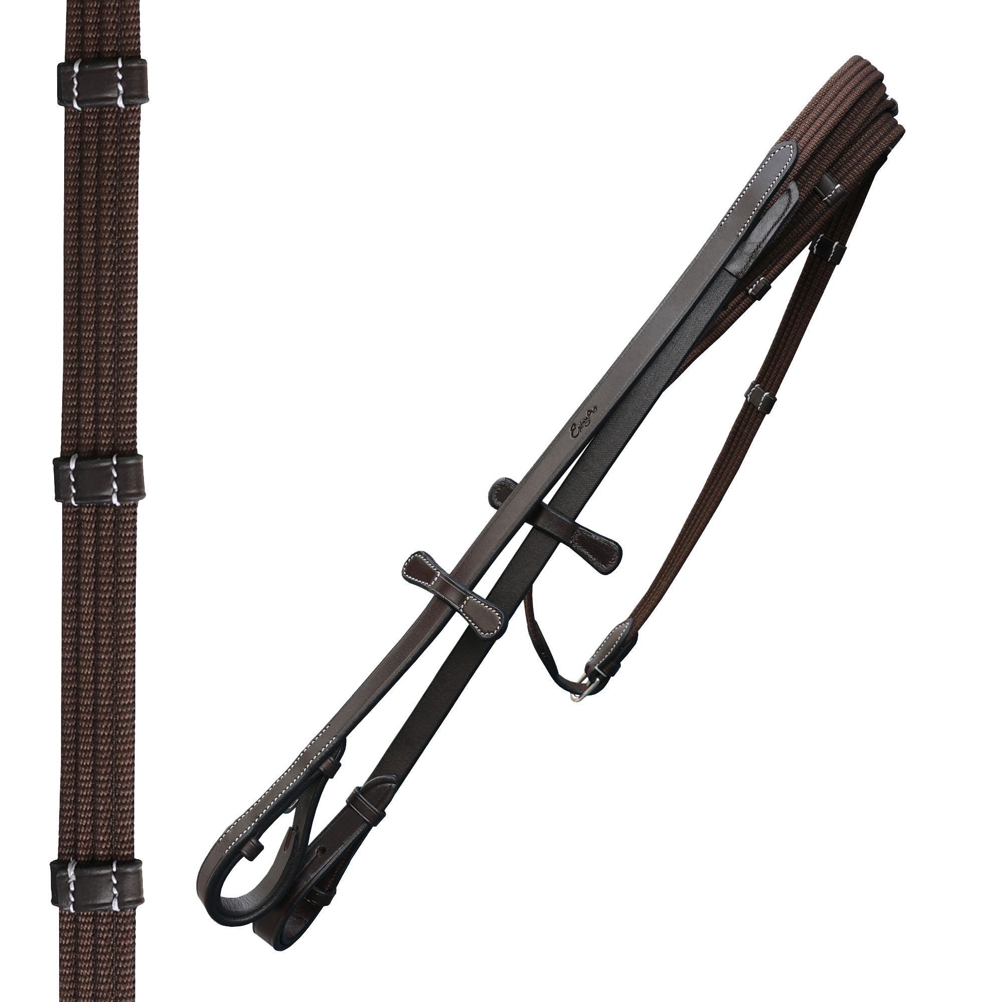 ExionPro Pressure Relief Crown Dressage Bridle with Web Reins