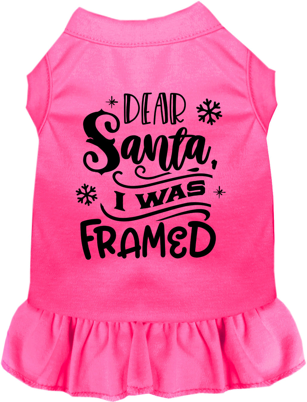 As You Wish Apparel – I was Framed! Christmas Pet Dress
