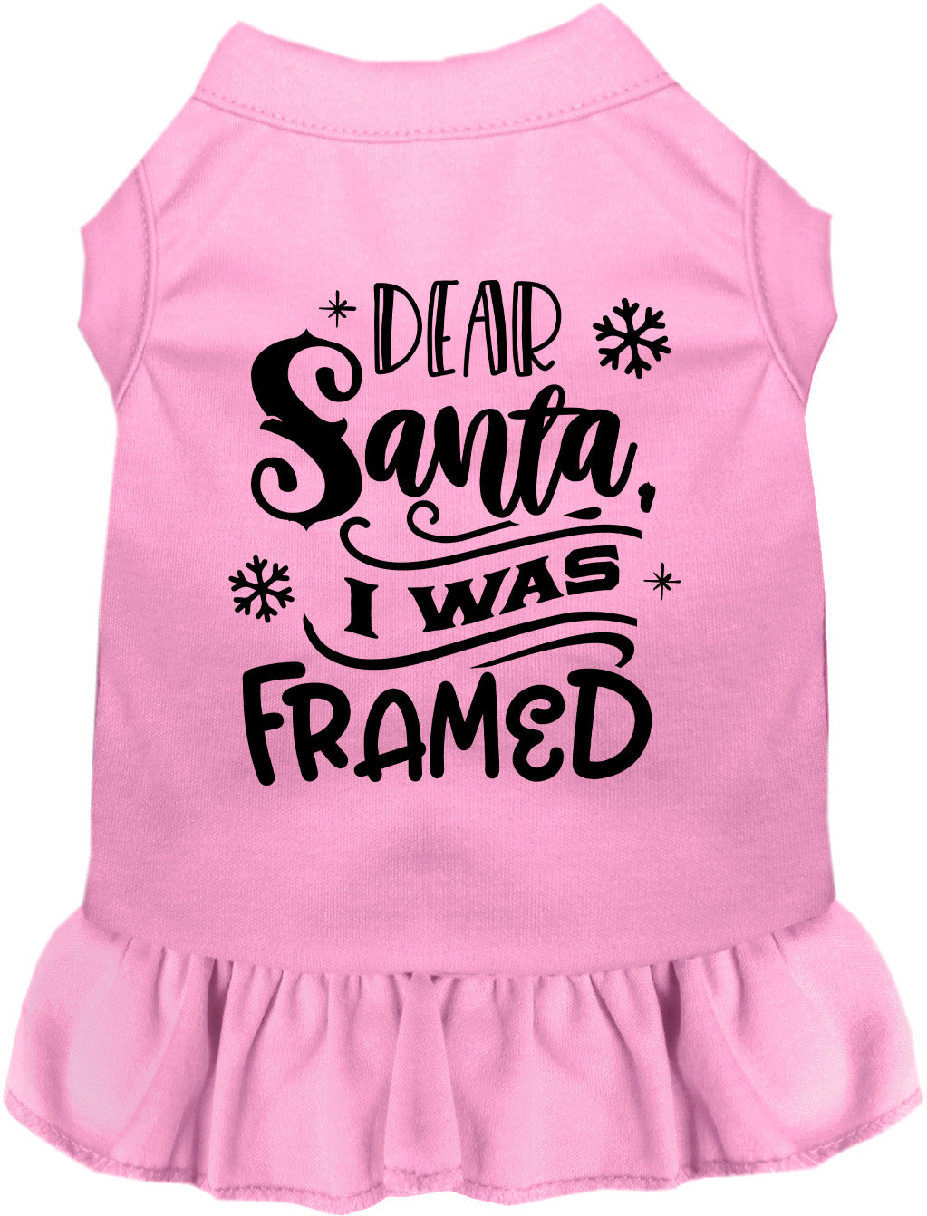 As You Wish Apparel – I was Framed! Christmas Pet Dress