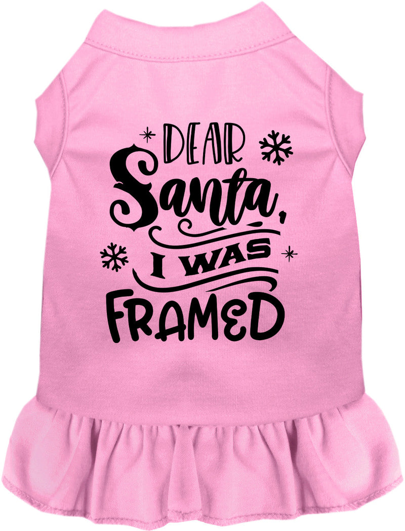 As You Wish Apparel – I was Framed! Christmas Pet Dress