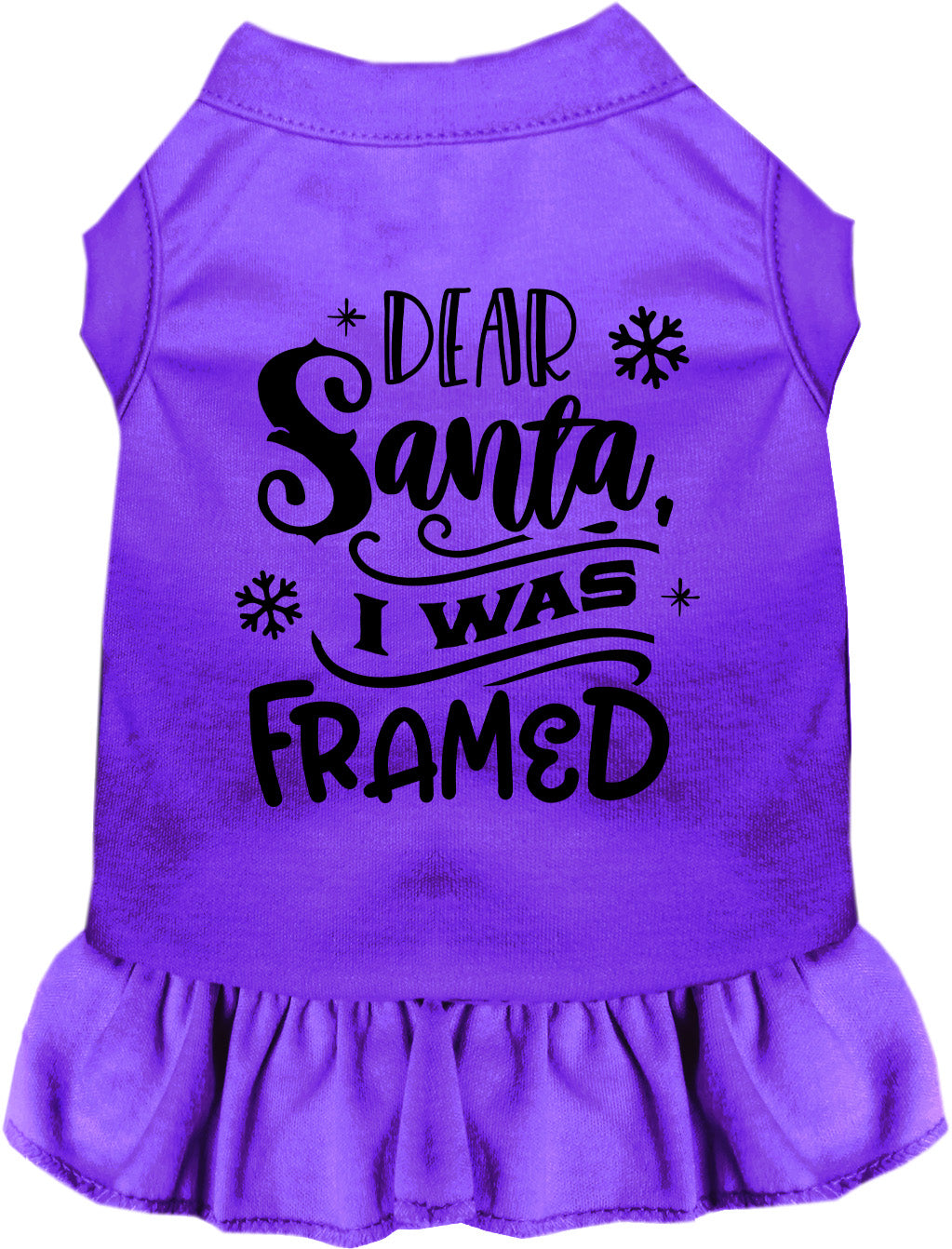 As You Wish Apparel – I was Framed! Christmas Pet Dress