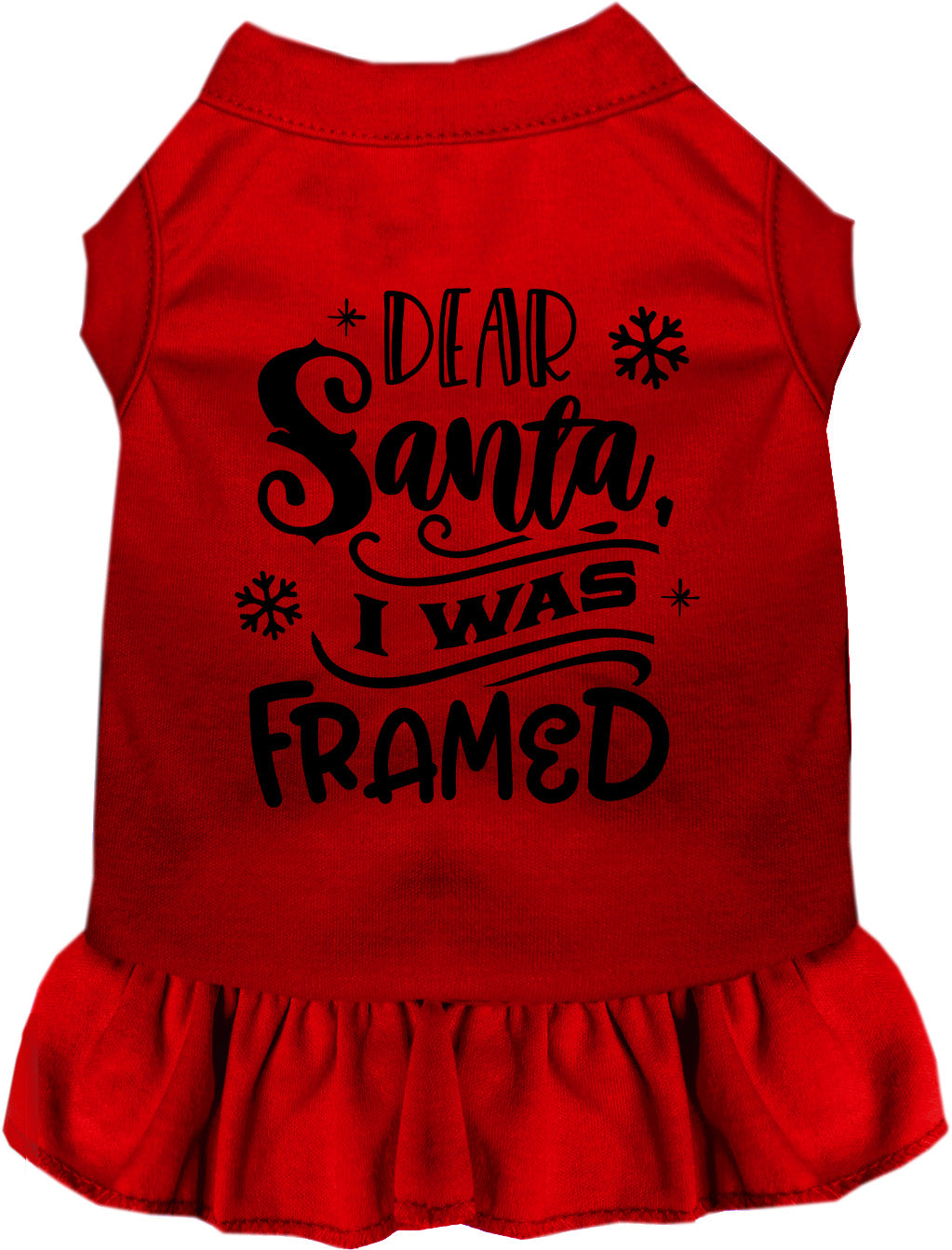 As You Wish Apparel – I was Framed! Christmas Pet Dress