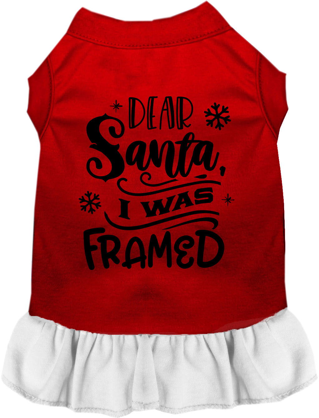 As You Wish Apparel – I was Framed! Christmas Pet Dress