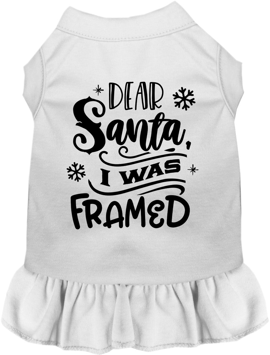 As You Wish Apparel – I was Framed! Christmas Pet Dress
