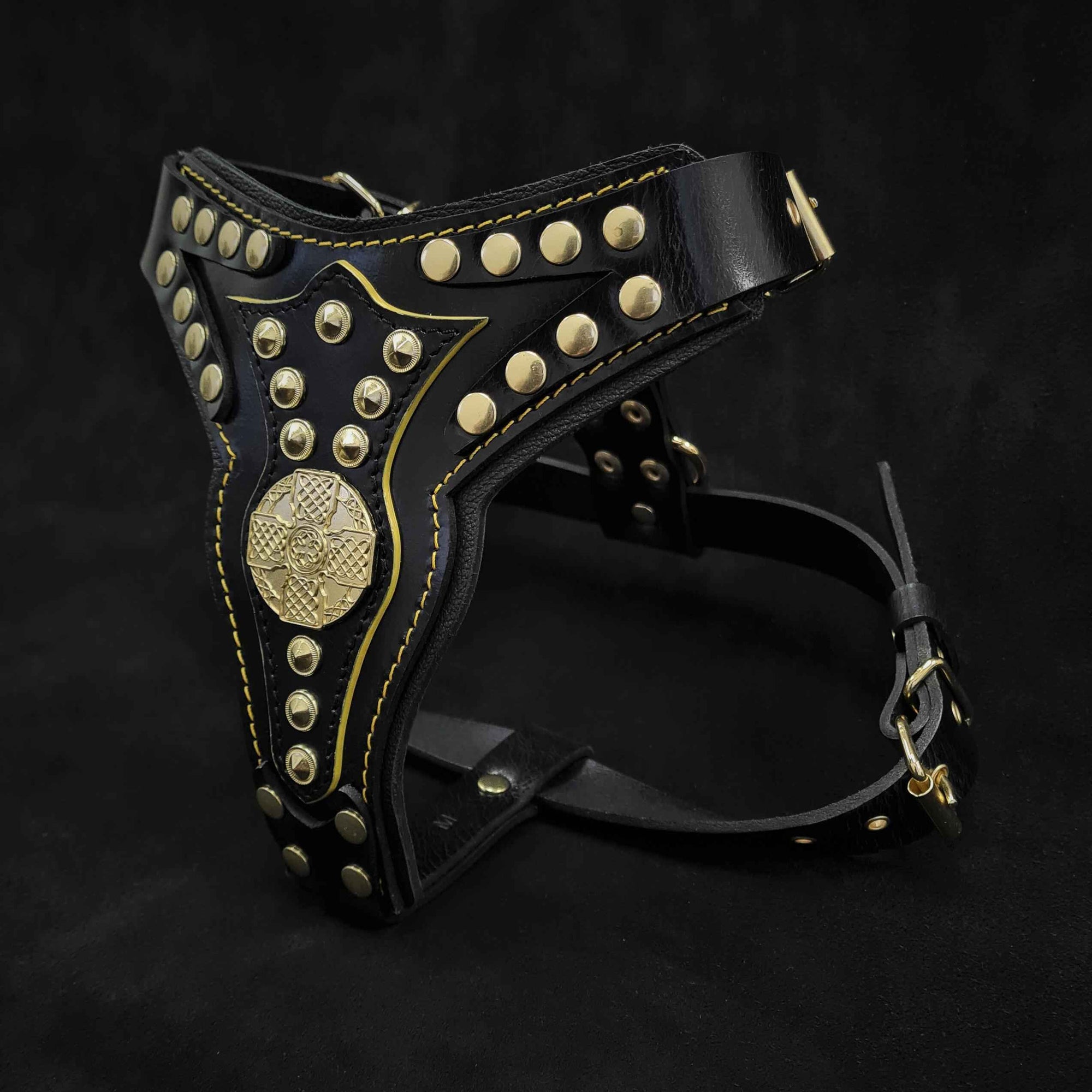 Bestia Maximus V2 Leather Medium Dog Harness